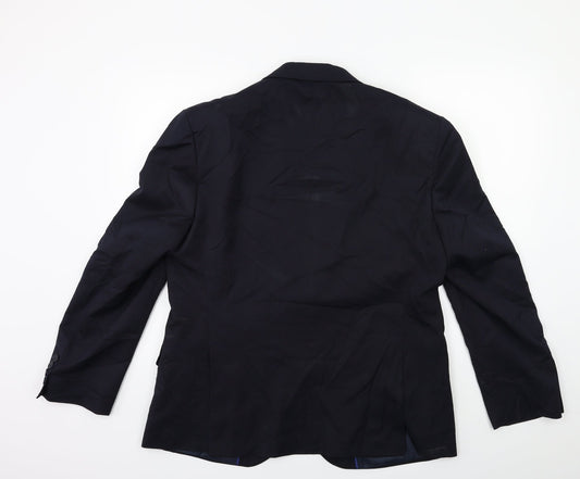 Mens UK Size 42 Marks and Spencer Regular Blue Suit Jacket
