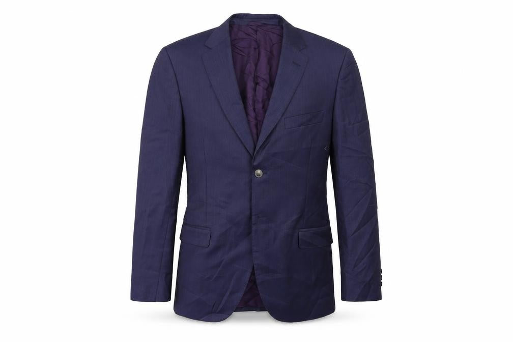 Mens UK Size 36 Preworn Regular Blue Suit Jacket