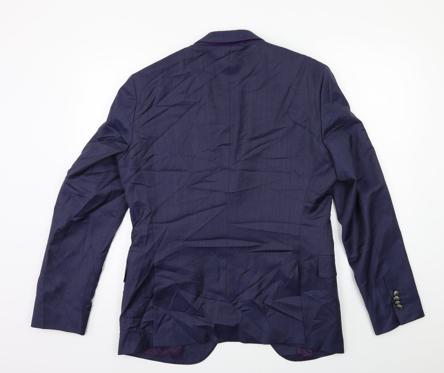 Mens UK Size 36 Preworn Regular Blue Suit Jacket