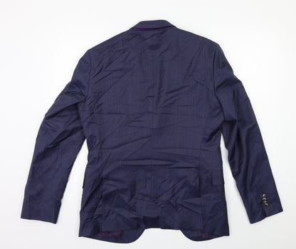 Mens UK Size 36 Preworn Regular Blue Suit Jacket