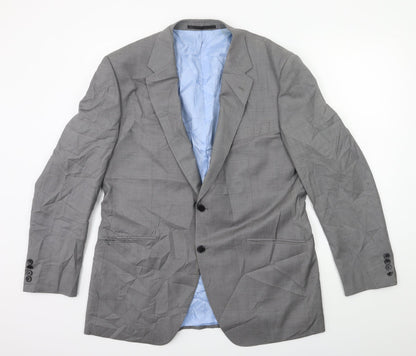 Mens UK Size 42 Marks and Spencer Regular Grey Suit Jacket