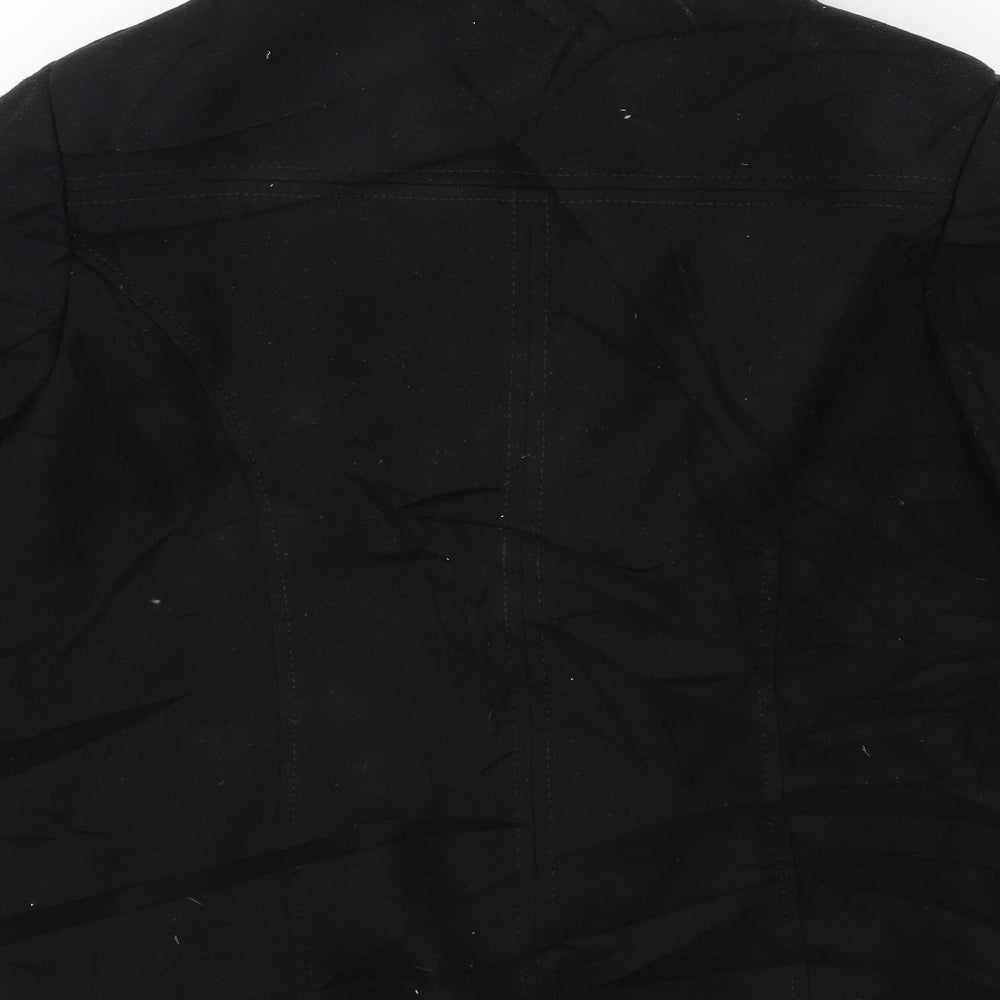 Marks and Spencer Womens Black   Jacket Coat Size 14