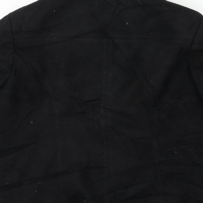 Marks and Spencer Womens Black   Jacket Coat Size 14