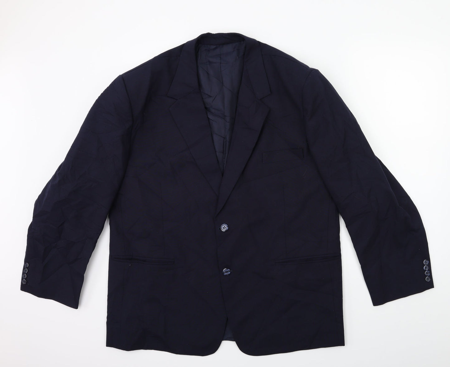 Mens UK Size 42 Preworn Regular Blue Suit Jacket