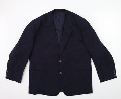 Mens UK Size 42 Preworn Regular Blue Suit Jacket