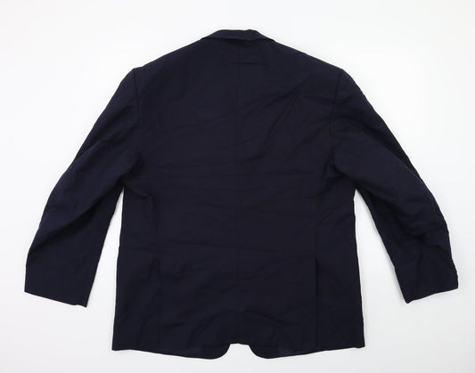 Mens UK Size 42 Preworn Regular Blue Suit Jacket