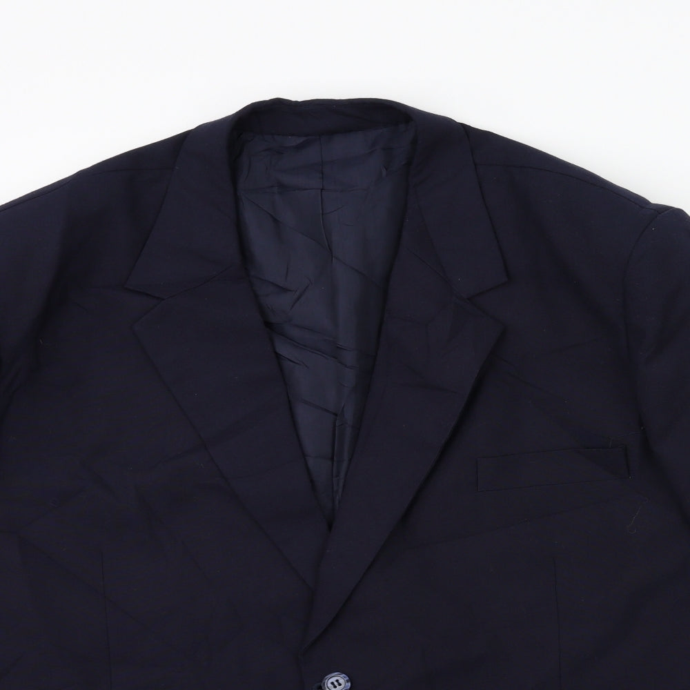 Mens UK Size 42 Preworn Regular Blue Suit Jacket