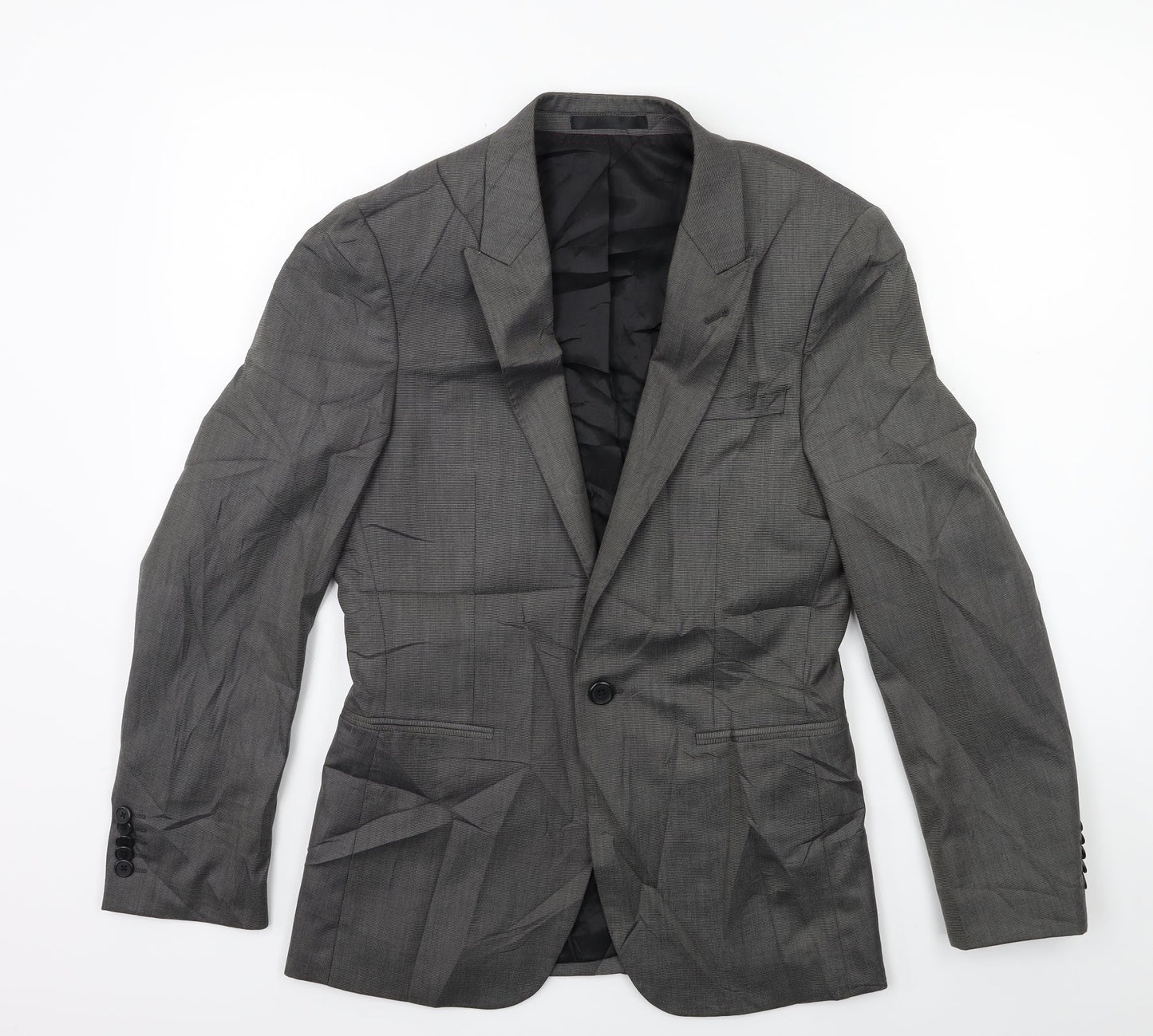 Venturo Mens Grey    Suit Jacket Size 34