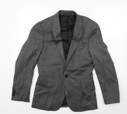 Venturo Mens Grey    Suit Jacket Size 34