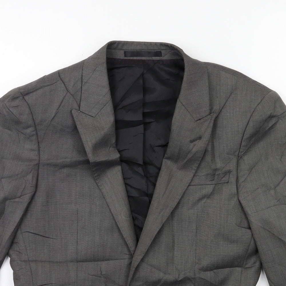 Venturo Mens Grey    Suit Jacket Size 34