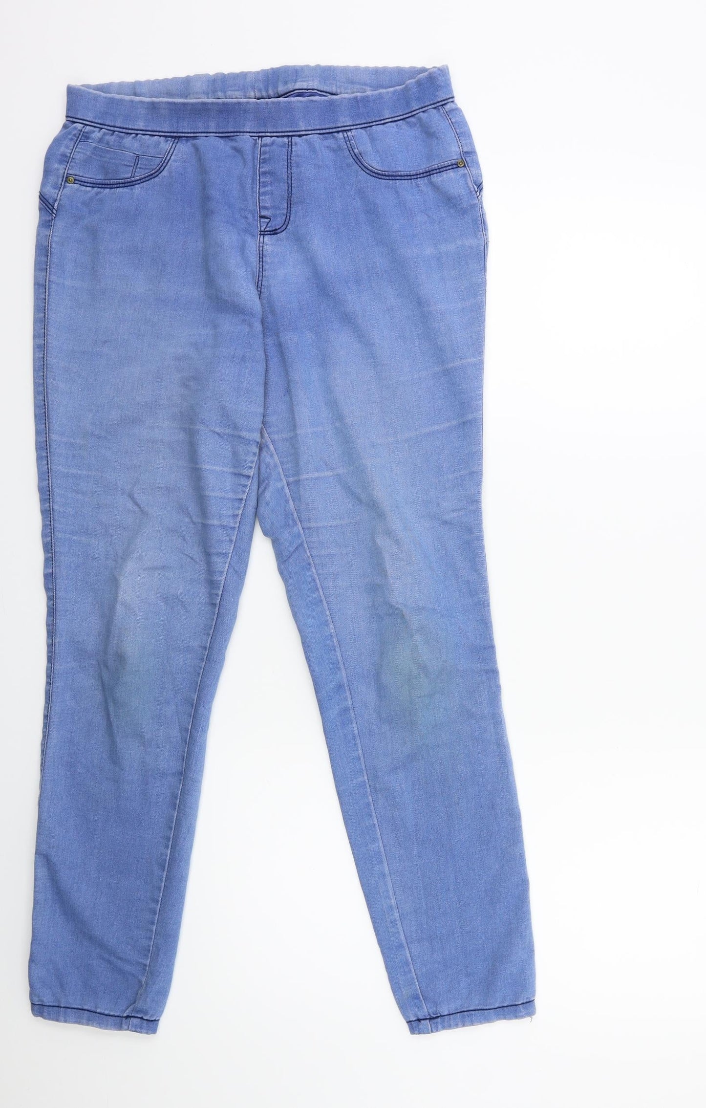Womens UK Size 32 in Preworn Regular Fit Jegging Blue Jeans