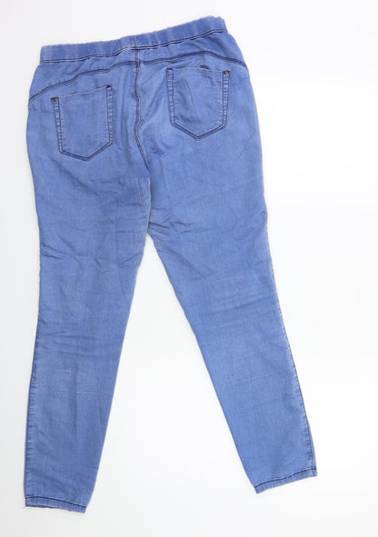 Womens UK Size 32 in Preworn Regular Fit Jegging Blue Jeans