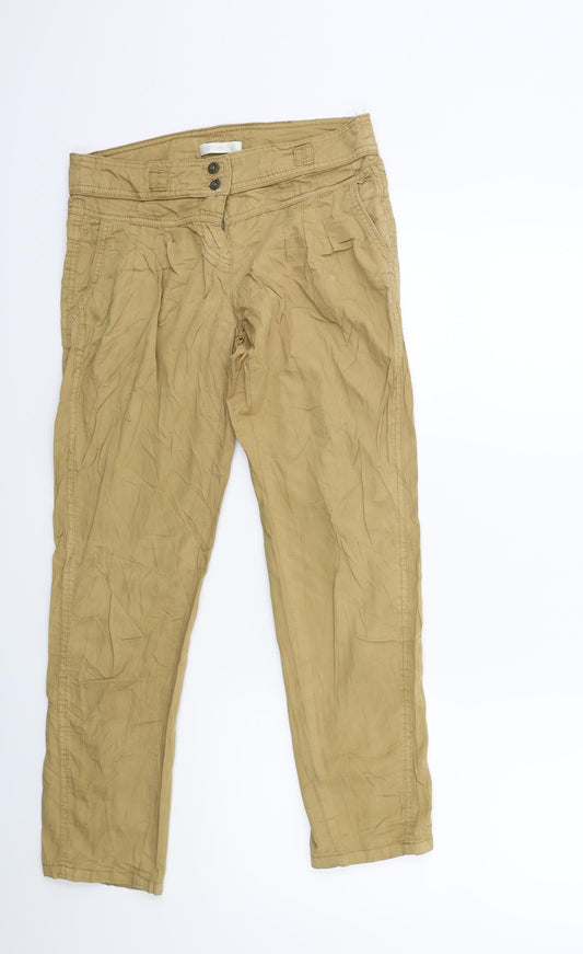 Womens UK Size 28 in Promod Regular Fit  Brown Trousers