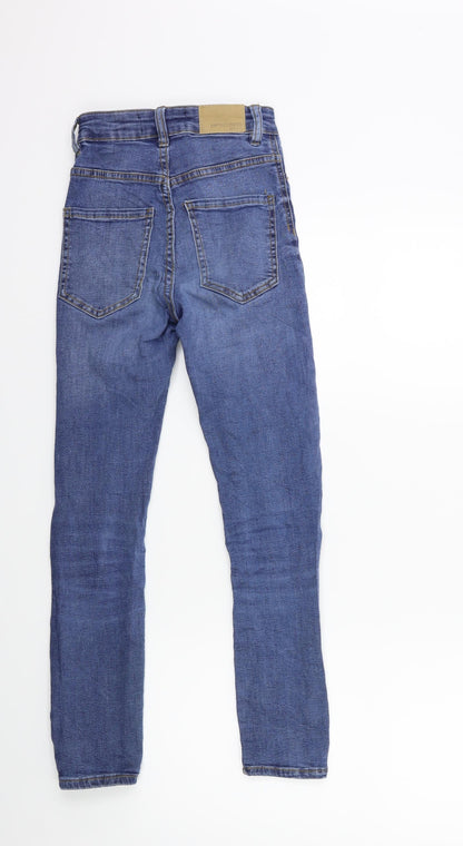 Womens UK Size 23 in Gina Tricot Regular Fit Skinny Blue Jeans