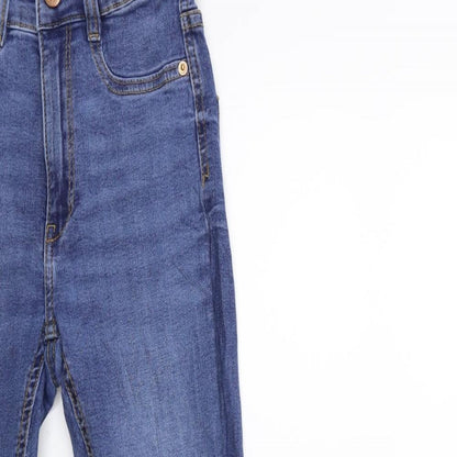Womens UK Size 23 in Gina Tricot Regular Fit Skinny Blue Jeans