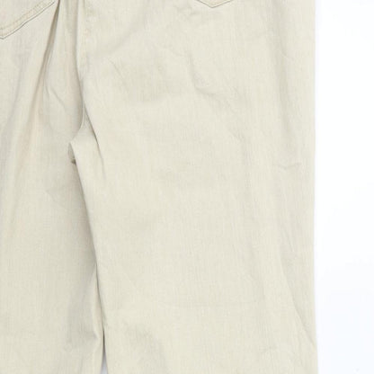 Womens UK Size 20 ZERRES Regular Fit Straight Beige Jeans