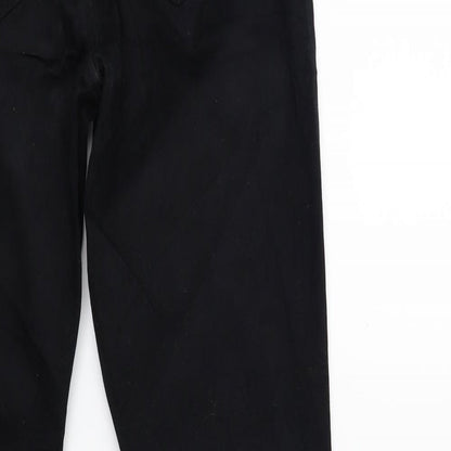 zabiano Womens Black  Denim Straight Jeans Size 28 in L31 in