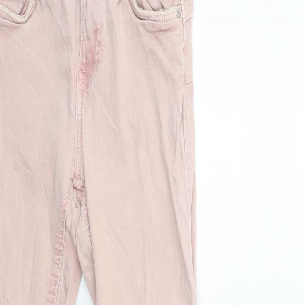 Bershka Womens Pink  Denim Skinny Jeans Size 6 L30 in