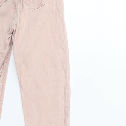 Bershka Womens Pink  Denim Skinny Jeans Size 6 L30 in