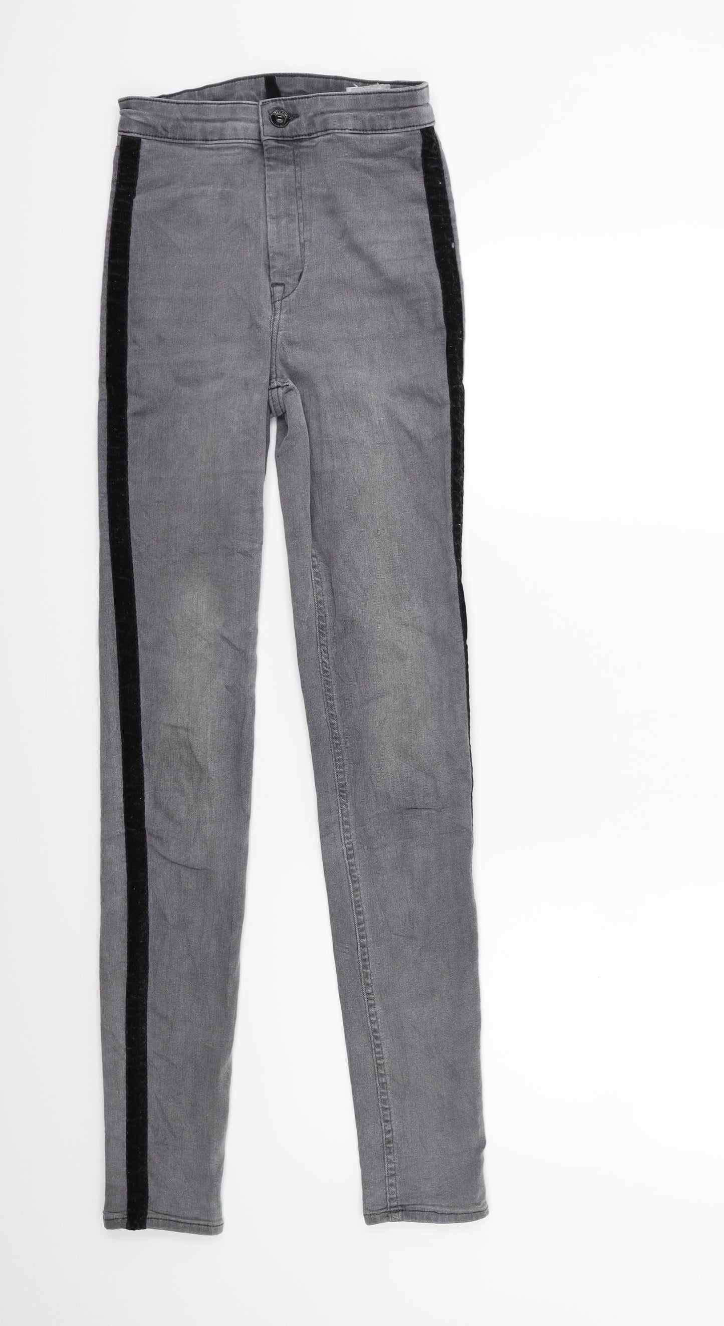 Womens UK Size 6 H&M Regular Fit Skinny Grey Jeans