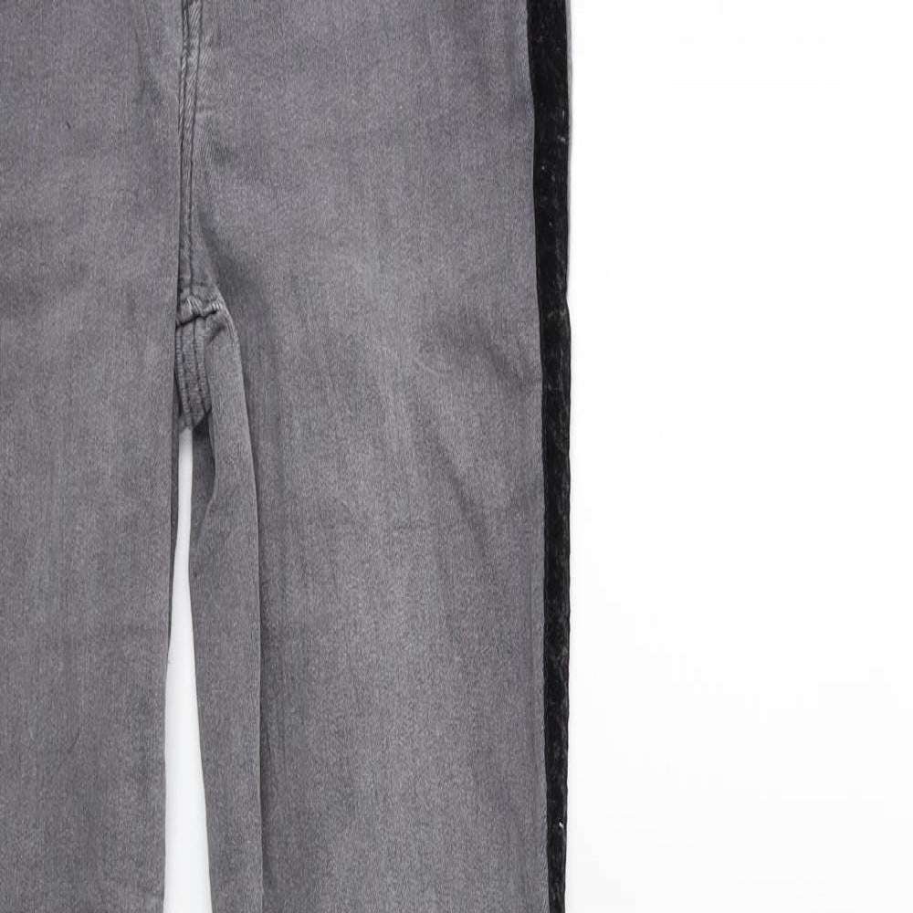 Womens UK Size 6 H&M Regular Fit Skinny Grey Jeans