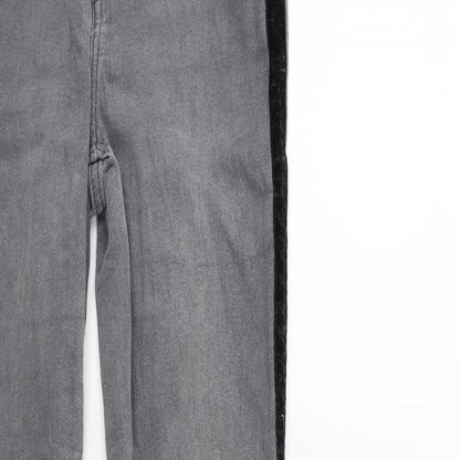 Womens UK Size 6 H&M Regular Fit Skinny Grey Jeans