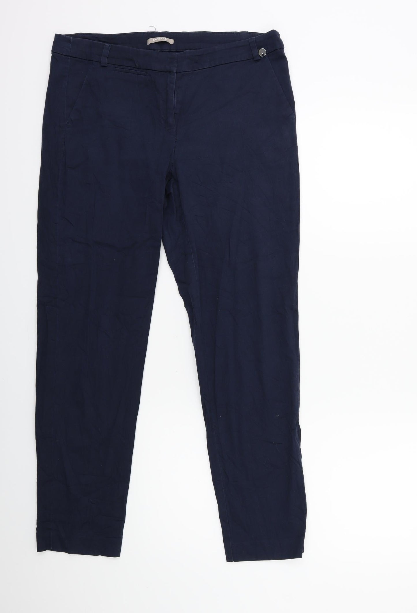 ORSAY Womens Blue   Trousers  Size 32 in L27 in