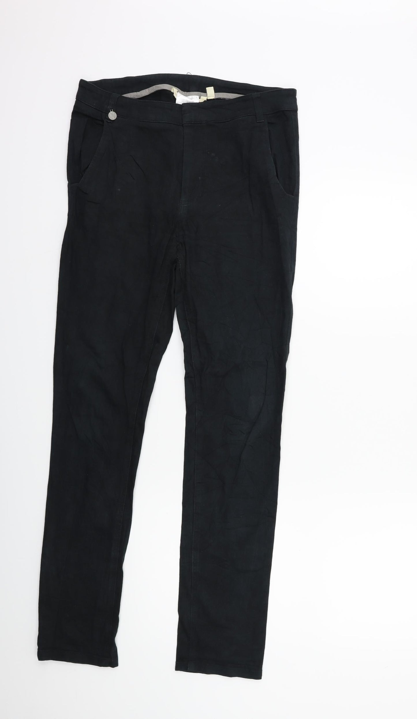 HOUSE OF LOLA Womens Black  Denim Skinny Jeans Size XS L30 in