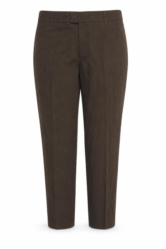 Womens UK Size 38 in Yessica Regular Fit  Brown Trousers
