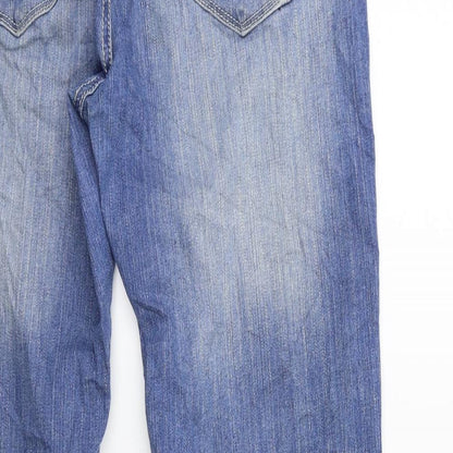 CHIC Womens Blue  Denim Skinny Jeans Size 12 L30 in