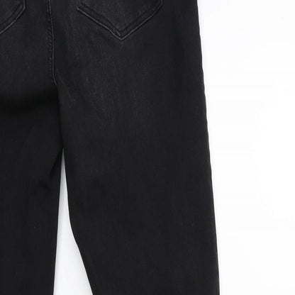 Denim & Co. Womens Black  Denim Skinny Jeans Size 8 L27 in