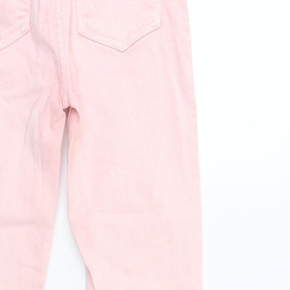Womens UK Size 28 in Preworn Regular Fit Skinny Pink Jeans