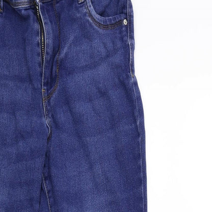 Denim & Co. Womens Black  Denim Skinny Jeans Size 12 L27 in