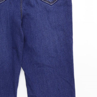 Denim & Co. Womens Black  Denim Skinny Jeans Size 12 L27 in