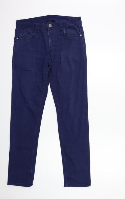Loyalty Womens Blue  Denim Skinny Jeans Size 32 in L31 in