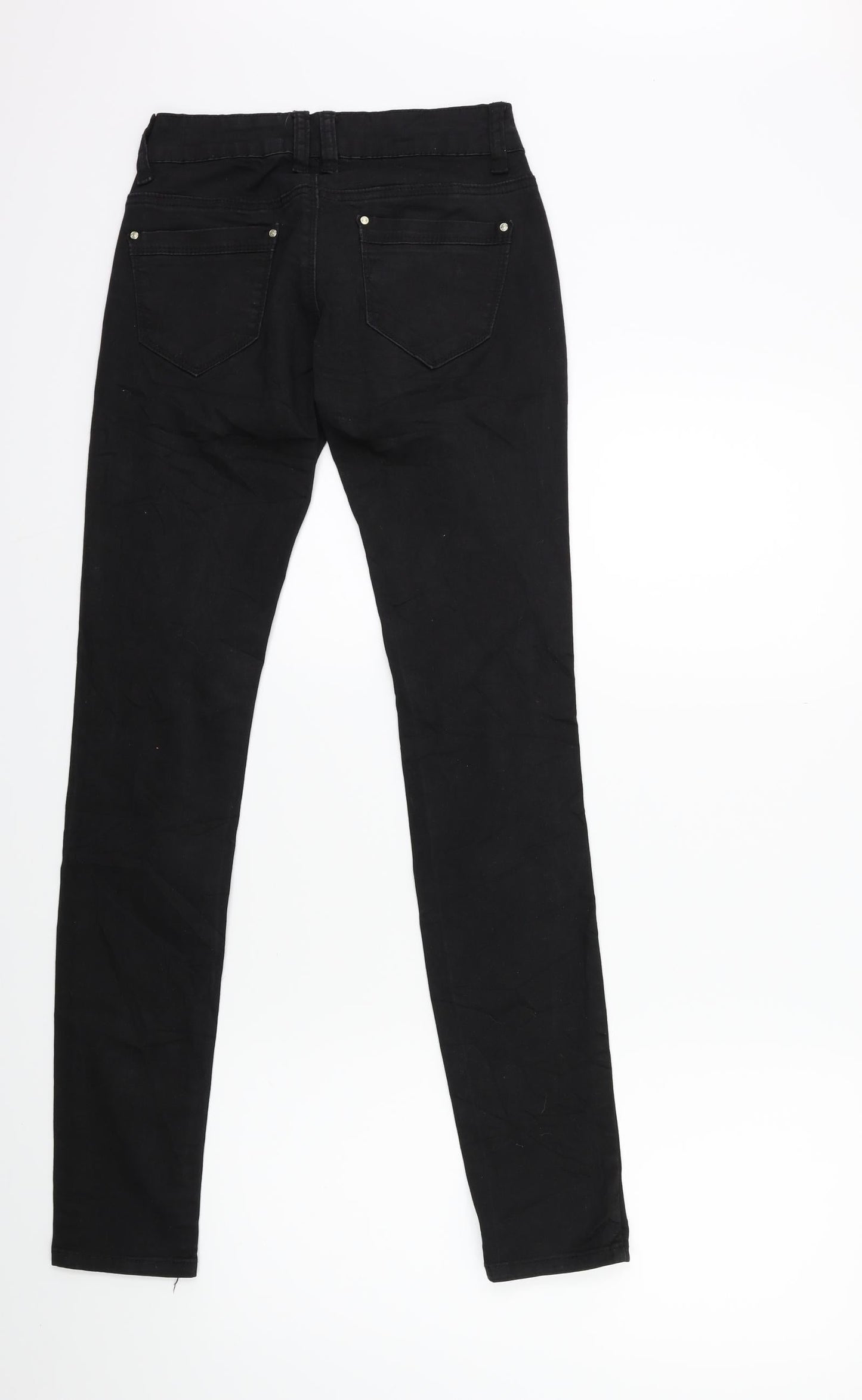 Womens UK Size 6 Miss RJ Regular Fit Skinny Black Jeans