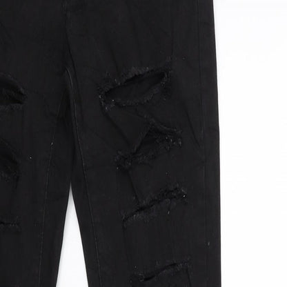 Womens UK Size 6 Miss RJ Regular Fit Skinny Black Jeans