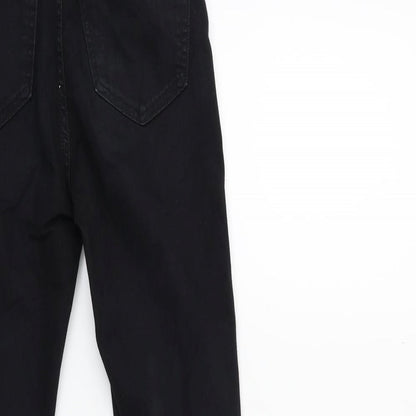 Topshop Womens Black  Denim Skinny Jeans Size 26 in L32 in
