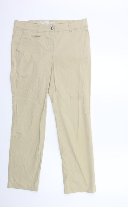 Womens UK Size 36 in Preworn Regular Fit Cargo Beige Trousers