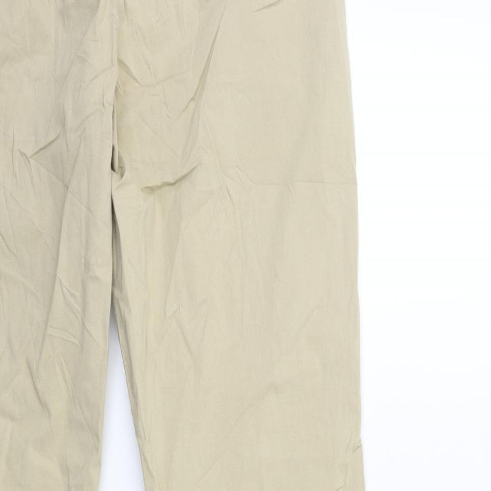 Womens UK Size 36 in Preworn Regular Fit Cargo Beige Trousers