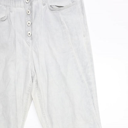 Triangle Womens Grey  Denim Skinny Jeans Size 36 in L30 in