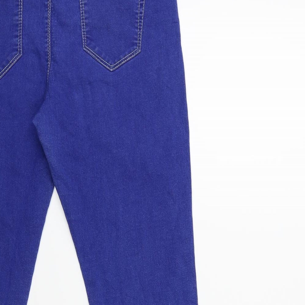 Denim & Co. Womens Blue  Denim Jegging Jeans Size 14 L28 in