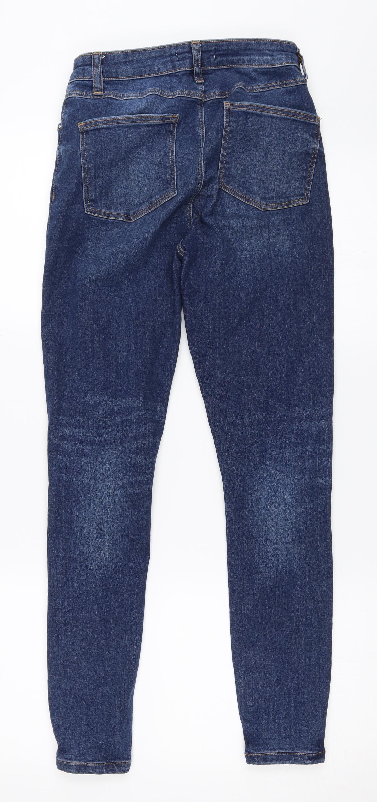 Primark Womens Blue  Denim Skinny Jeans Size 8 L27.5 in