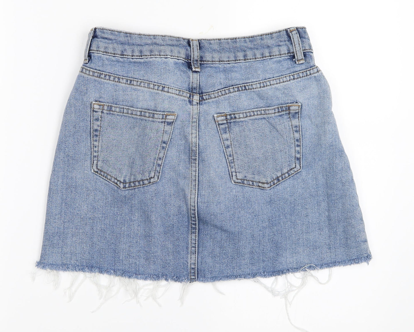 Womens UK Size 36 Topshop Mini Denim Skirt