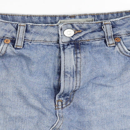 Womens UK Size 36 Topshop Mini Denim Skirt