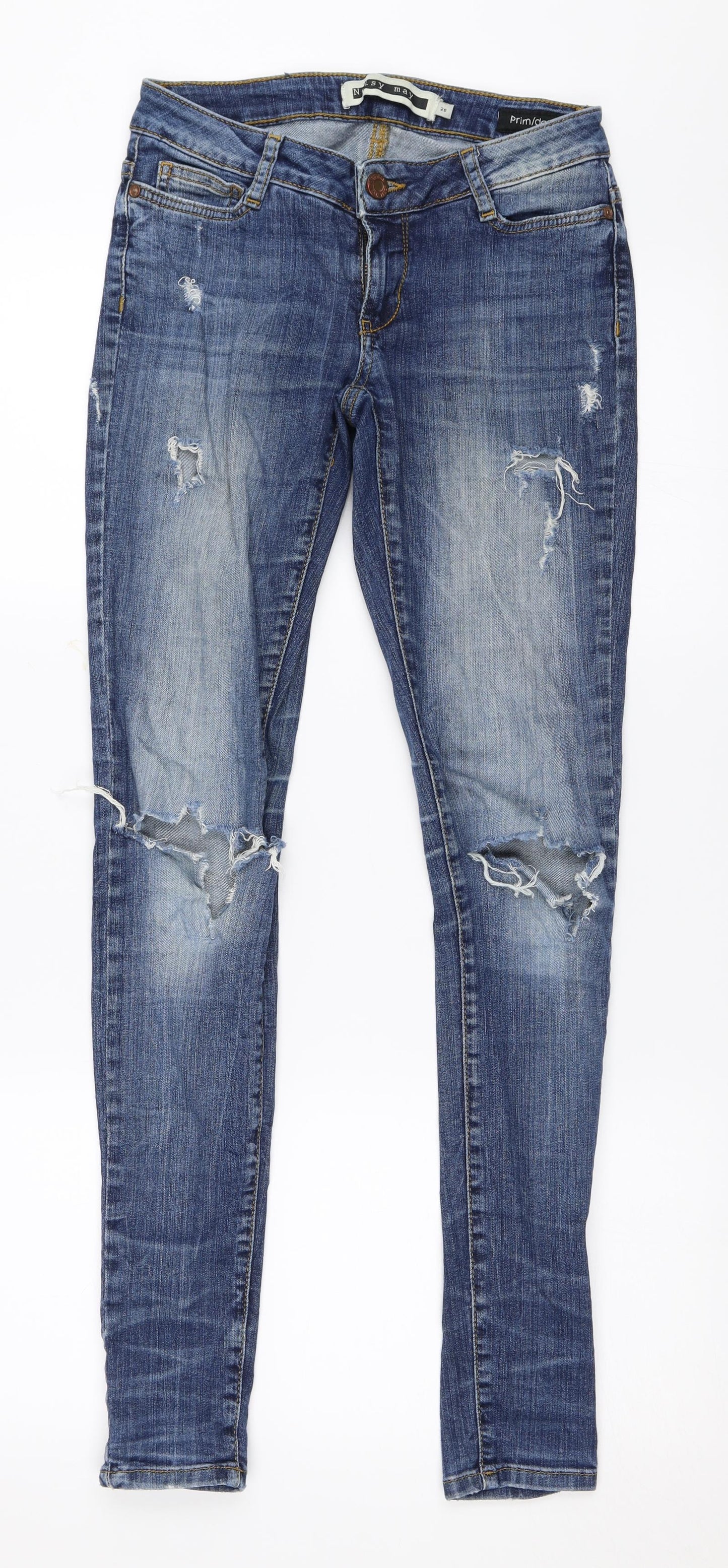 Noisy may Womens Blue  Denim Skinny Jeans Size 26 in L31 in