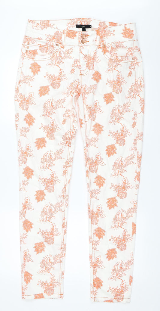 Fransa Womens White   Skinny Jeans Size 42 L31.5 in