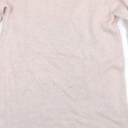 H&M Girls Pink   Pullover Jumper Size 14 Years