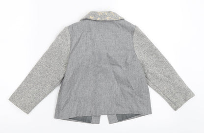 Minimayoral Girls Grey   Jacket Coat Size 4 Years