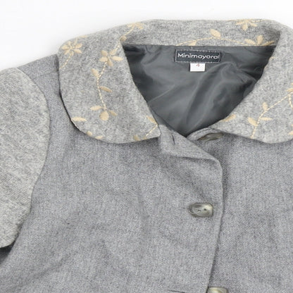 Minimayoral Girls Grey   Jacket Coat Size 4 Years